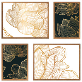 Zestaw naturalnych ramek galeria PRESTO 3 GF0003