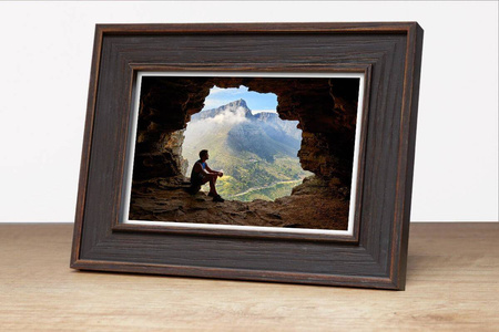 Ramka drewniana na zdjęcia DRL U 4 15x21 cm