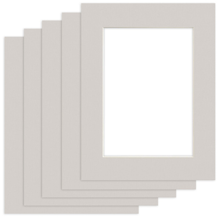 Pakiet 5 szt. Passe Partout 30x40 (20x30) SZARY MGLISTY FOG