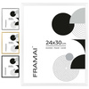Biała ramka aluminiowa QAL 24x30 cm