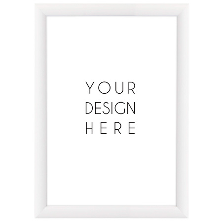 Biała ramka drewniana na zdjęcia EKO 1 9x13 cm