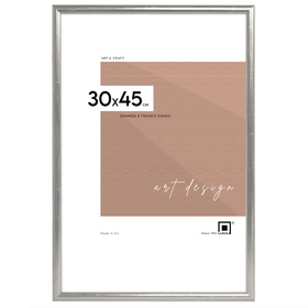 Srebrna ramka drewniana na zdjęcia EKO S2 30x45 cm