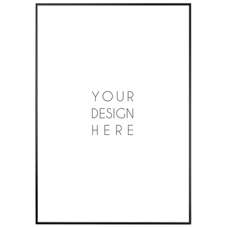 Czarna ramka aluminiowa na zdjęcia Royall 70x100 cm