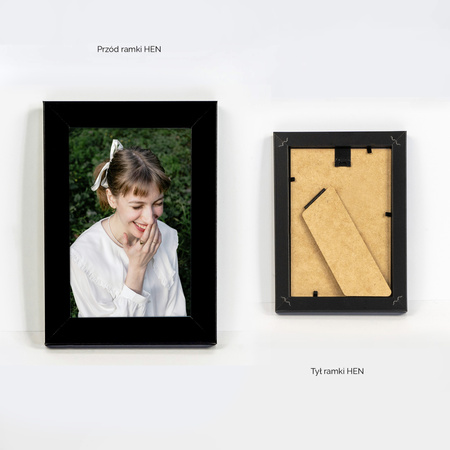 Czarna ramka na zdjęcia HEN 2 10x15 cm