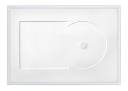Biała ramka na płytę CD - 21x30 cm
