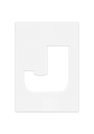 Passe Partout okienko w kształcie LITERKI "J"