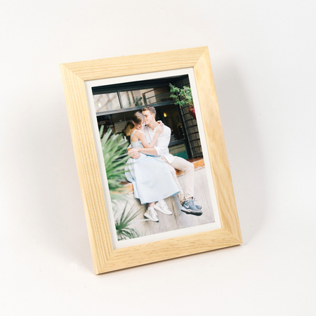 Ramka z drewna surowego na zdjęcia RAW 13x18 cm