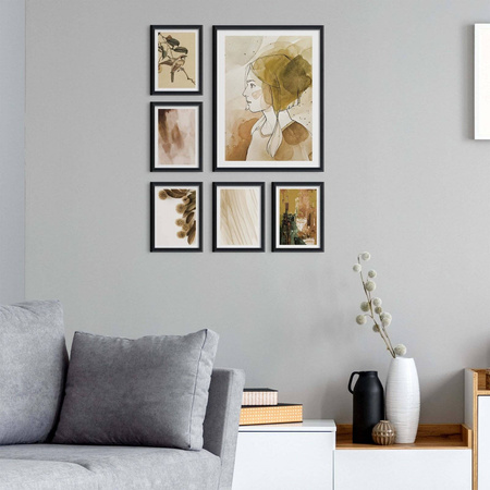 Zestaw czarnych ramek galeria HIT 02 GF0002