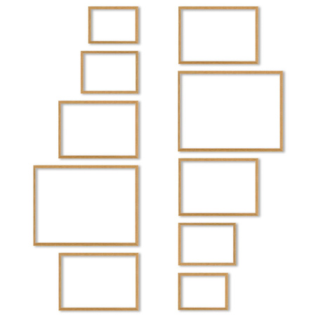 Zestaw ramek PINIA 00 GF0039 - galeria ramek na 10 zdjęć