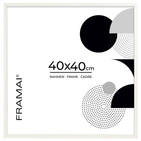 Biała ramka na zdjęcia FDM 1 40x40 cm