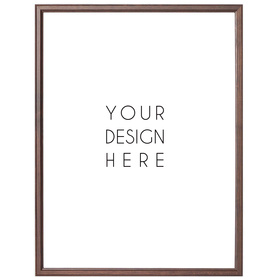 Ciemnobrązowa ramka drewniana DRWA 44 40x50 cm