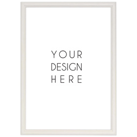 Biała ramka drewniana na zdjęcia DRWA 1 28x35 cm