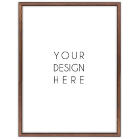 Brązowa ramka drewniana DRWA 4 40x50 cm