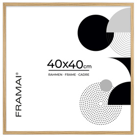Ramka na zdjęcia 40x40 cm w dębowym kolorze FDM 02