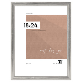 Srebrna ramka drewniana na zdjęcia EKO S2 18x24 cm