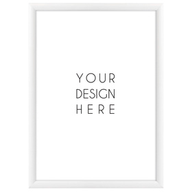 Biała ramka drewniana na zdjęcia EKO 1 24x30 cm