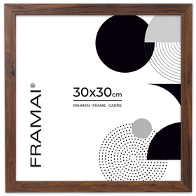 Brązowa ramka na zdjęcia HEN 4 30x30 cm