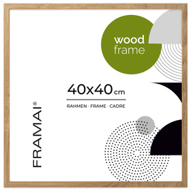 Dębowa ramka na zdjęcia OAK 40x40  cm