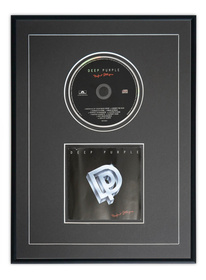 Czarna ramka na płytę CD o rozmiarze 30x40 cm